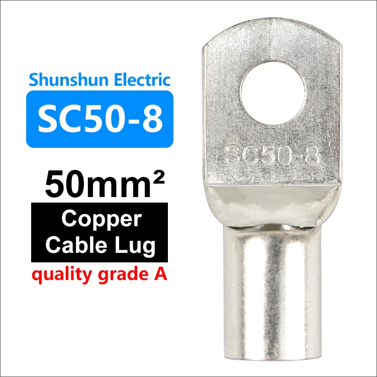 Sc258 Copper Cable Lug Ce Certificate 25mm China Factory Sc Tinned