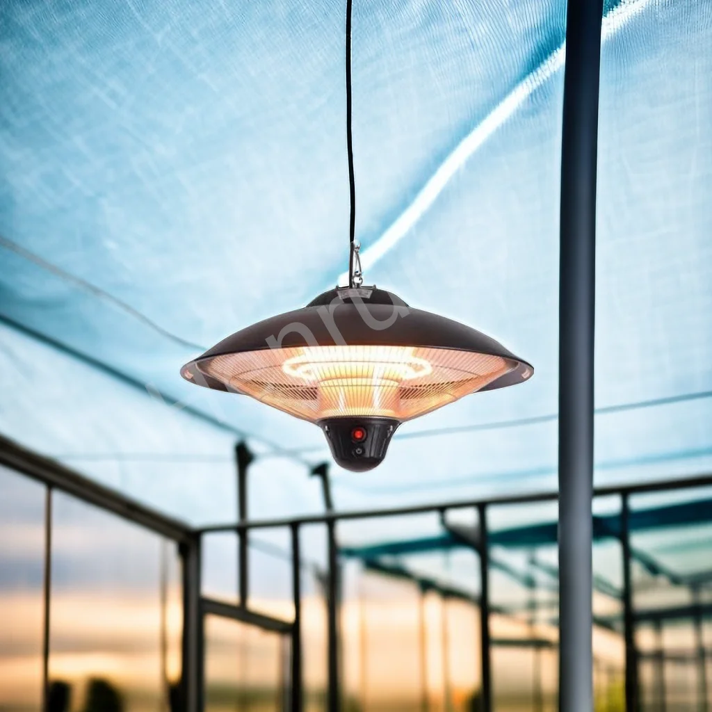 1500w Infrared Electric Patio Heater Hanging Type Ceiling Mounted For