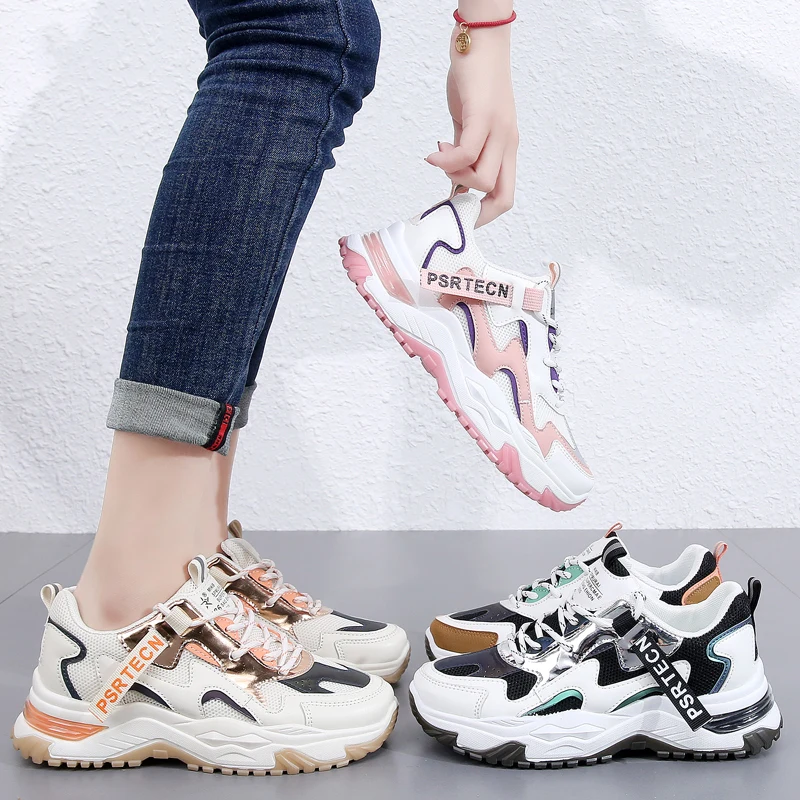 Wholesale Womans Platform Fashion Breathable Chunky Shoes Women's Fashion  Sneakers Casual Sport Shoes For Women - Buy Wholesale Womans Platform  Fashion Breathable Chunky Shoes Women's Fashion Sneakers Casual Sport Shoes  For Women,Ladies