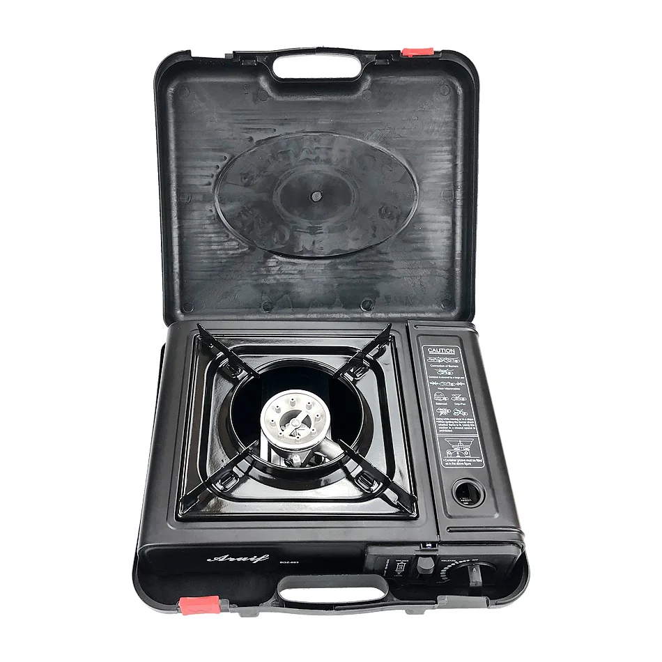 Camp Stove Outdoor Travel Gas Cooktops 2 Burner Stove Mini Portable