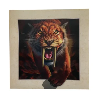 High Quality factory price lenticular sheet 3D 5D lenticular printing picture 3D lenticular tiger animal picture poster 3D