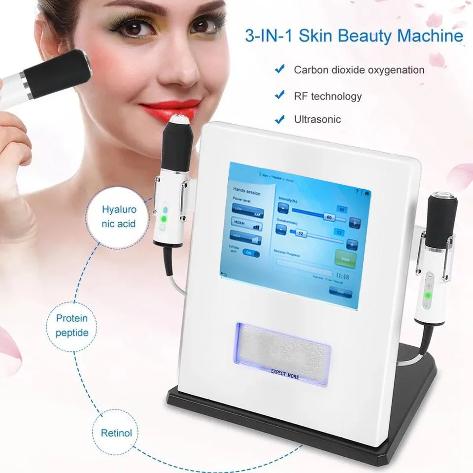 2023 Hot Sale Oxygen Facial Spray Machine Skin Facial Jet Peel Oxygen 3 In 1 Oxygen Facial