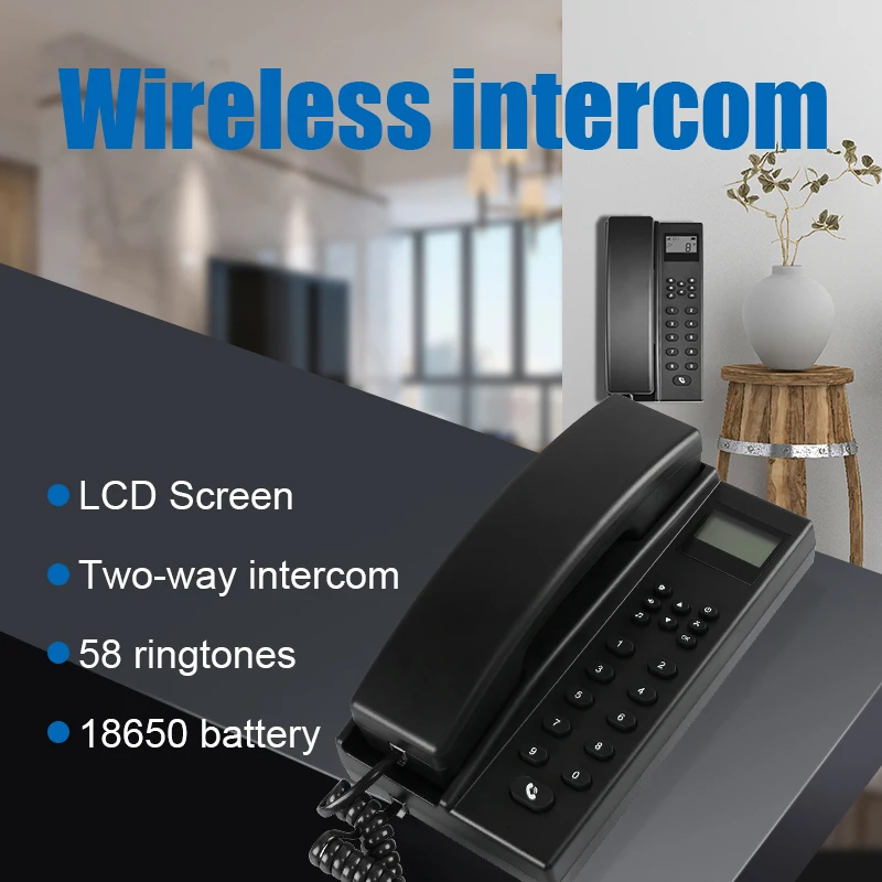 High Quality Large Range Wireless Two Way House System For