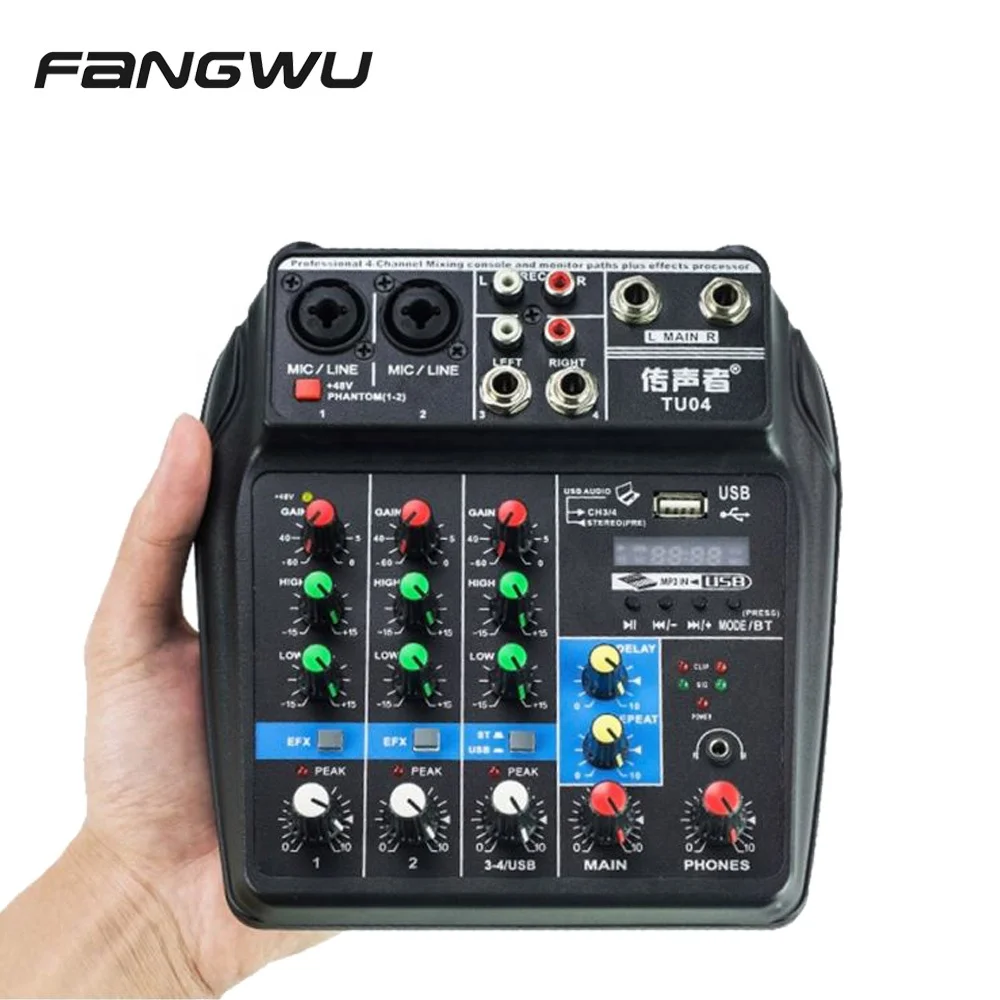 Urter Kan ignoreres kanal Wholesale 2020 Newest Mini 4 Channel USB Audio Mixer Console From  m.alibaba.com