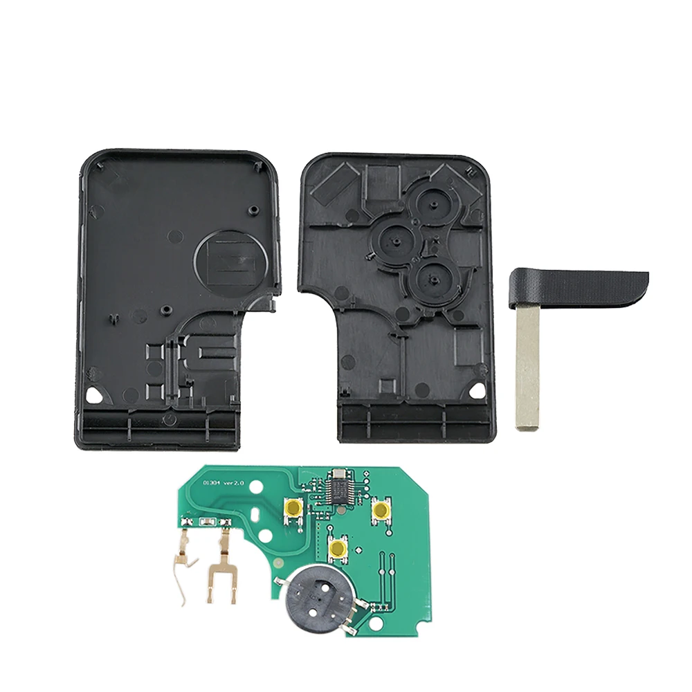 3 Buttons Smart Car Key 433 mhz PCF7947 Chip Fob Remote Card Key Car Keys Made for Renaul Megane Scenic 2003-2008 Auto Parts