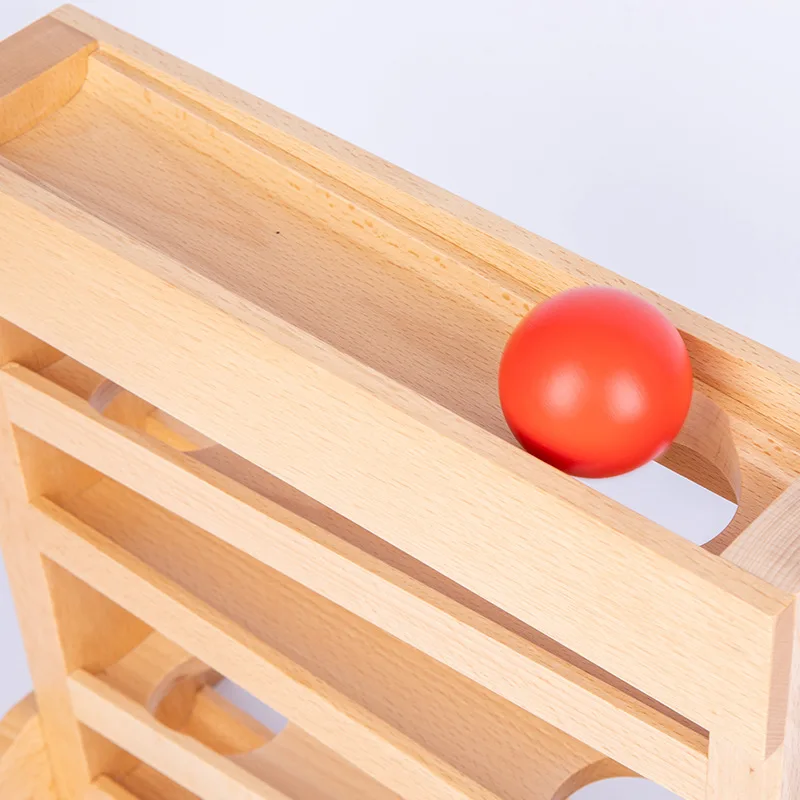 Montessori Teaching Aids Target Visual tracker Ball Pressing Table Early Education Toy Slider