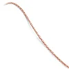 Placcato oro rosa/catena a maglia/065/45 cm/1,2 g/NS297