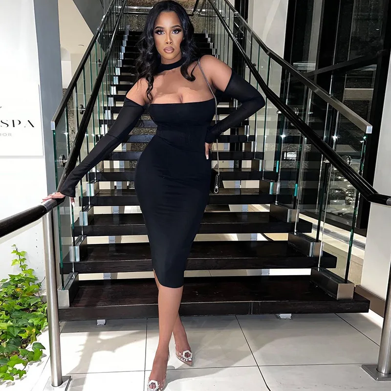 black tie cocktail dresses Women Formal for Wedding Guest Funeral Dress XS boost-merch-1606 Long Flowy Formal Cocktail creating a mesmerizing silhouette Color:Silver Metallic