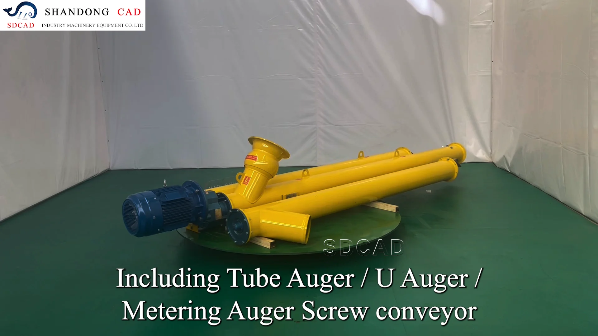 Sdcad Brand Screw Conveyor 2d Drawing Auger Screw Conveyor 3d Model 3
