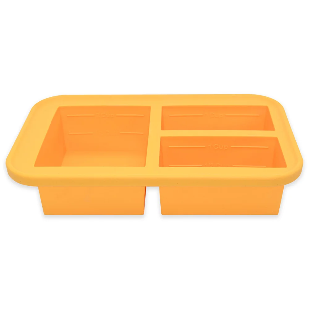 Wholesale Benhaida Extra Large Silicone Ice Cube Freezer Container Broth  and Sauce Storage Silicone Soup Freezing Tray with Plastic Lid From  m.