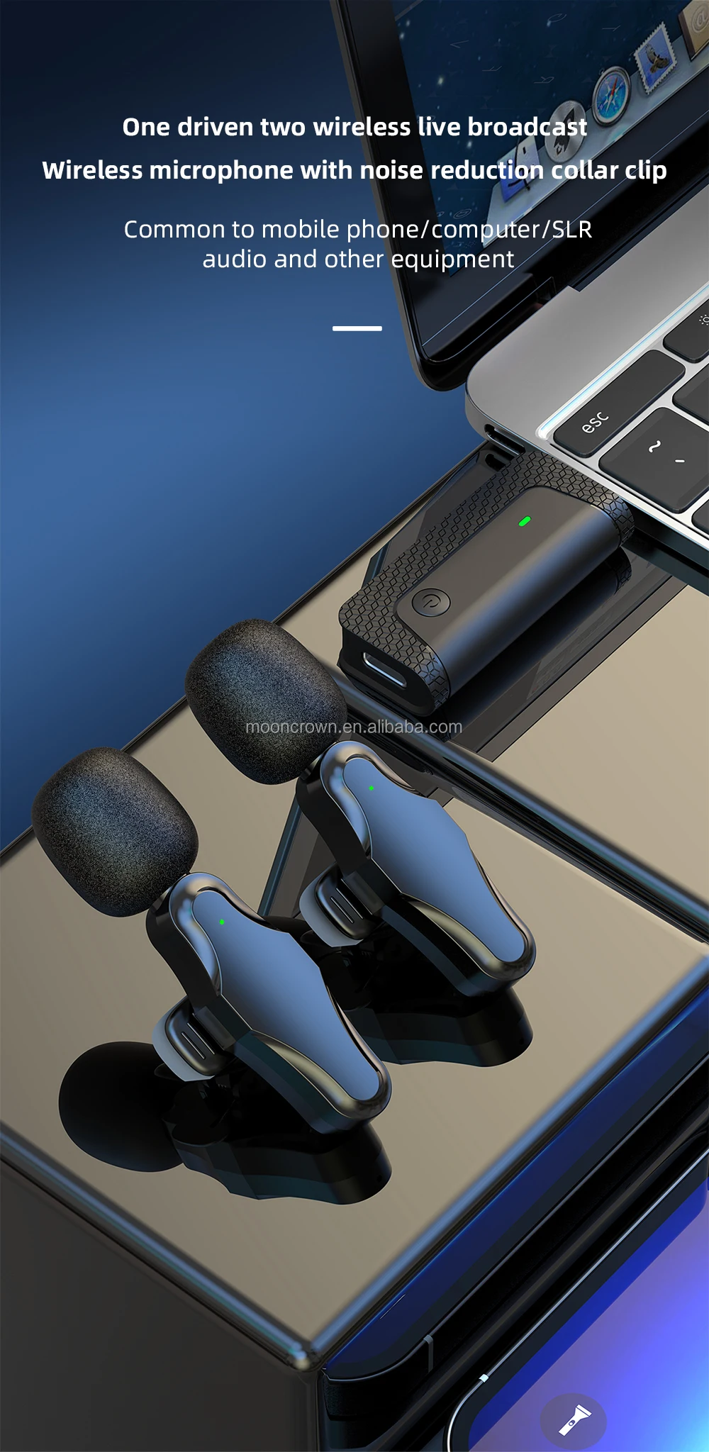 2023 K35 Pro Wireless Mic Versatile Portable Solution