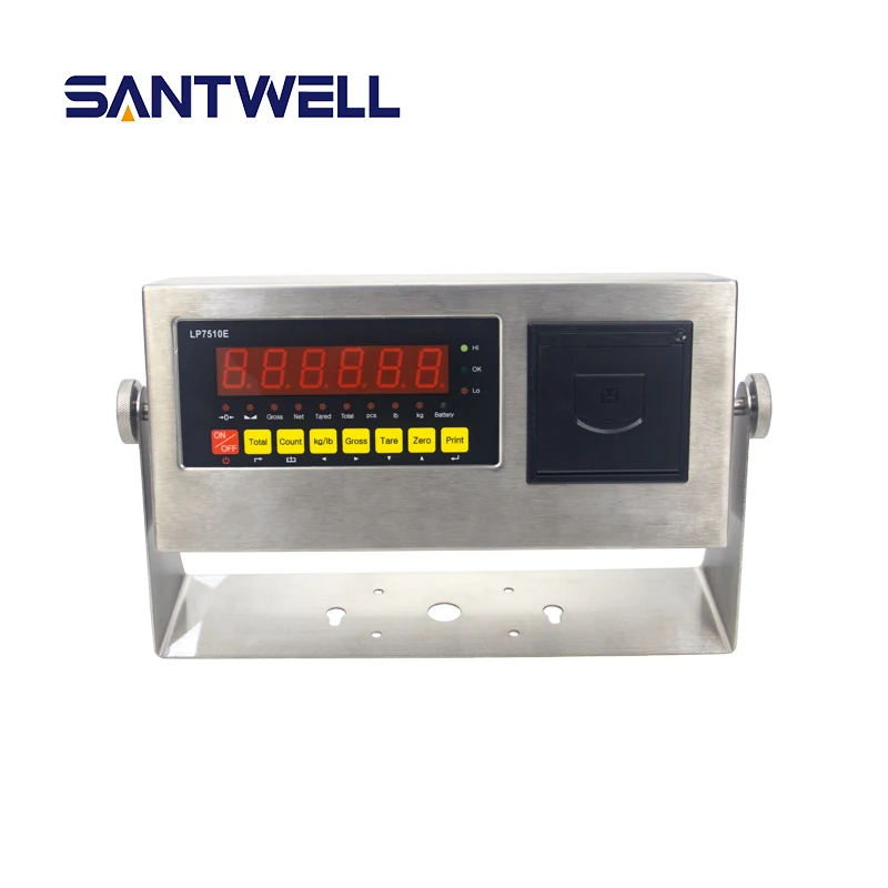 LP7510P Electronic Digital Weight Scale Indicator with Label Printer Weighing Indicator