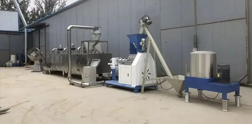 Ornamental Fish Feed Production Line Fish Flakes Feed Machinery Industrial Aquatic Feed Equipment
