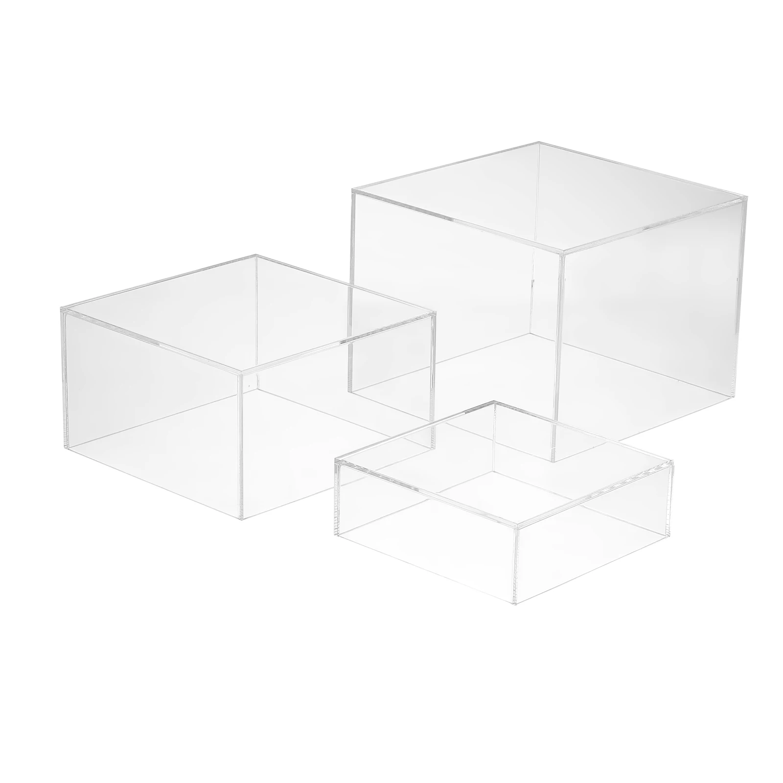 Customized Oem/odm Size/color Acrylic Buffet Riser Cake Stand White