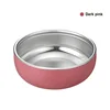 round bowl-dark pink
