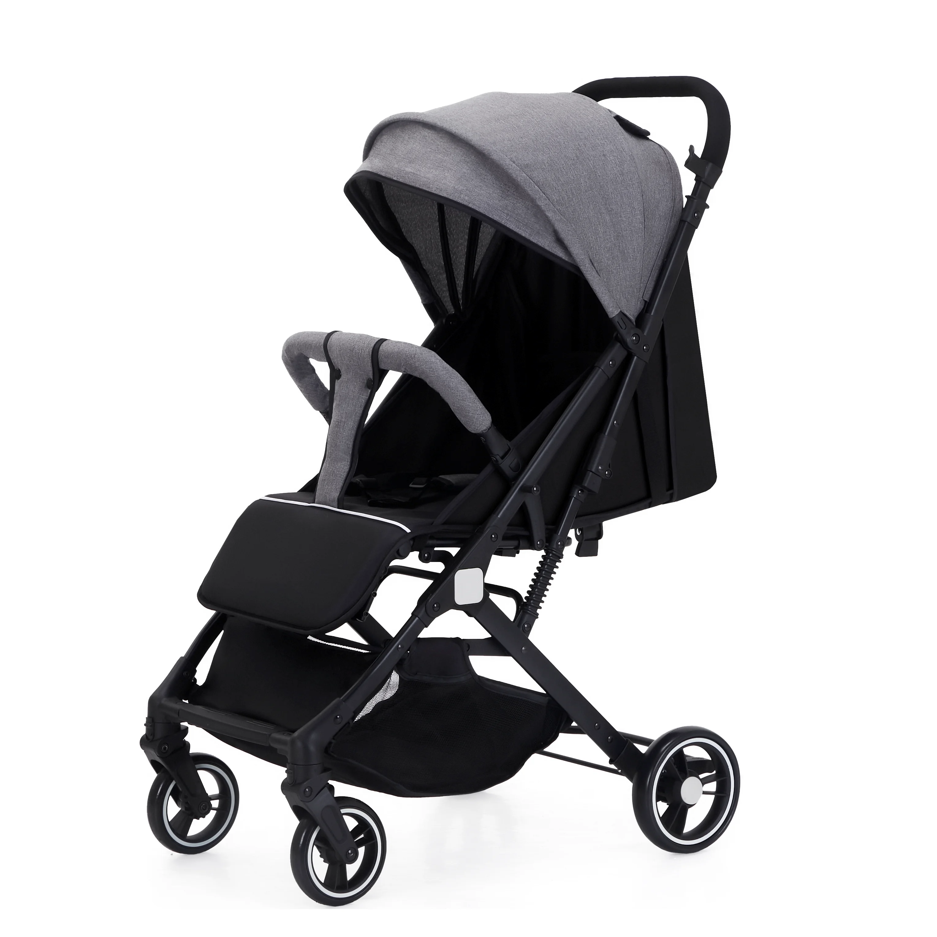 Easy to Fold Lightweight Baby Stroller Double Travel Stroller for Kids Iron Pipe Can Be Collected by One Hand Cheap Baby Pram