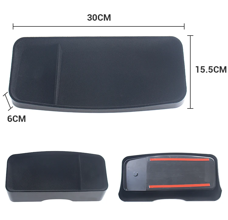 Auto Interior Parts ABS Flocking Console Dashboard Organizer Navigation Screen rear Storage Box For BYD Seal Accessory 2023 factory