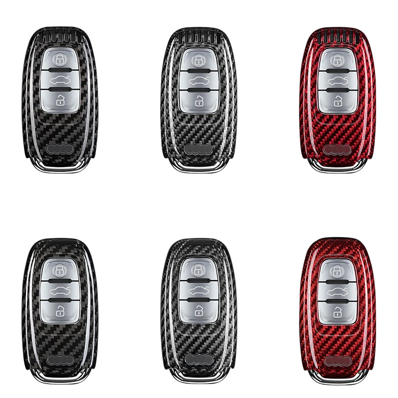 T-carbon Carbon fiber modification of steering wheel paddle shift fit for Audi A4 A6 A8 A7 TT TTS RS7 RS3 R8 shift paddle