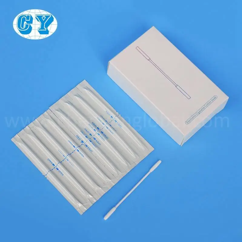 Double head IQOS stick electronic cigarette cleaning cotton swab
