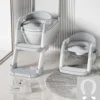 Nordic gray pu soft cushion style