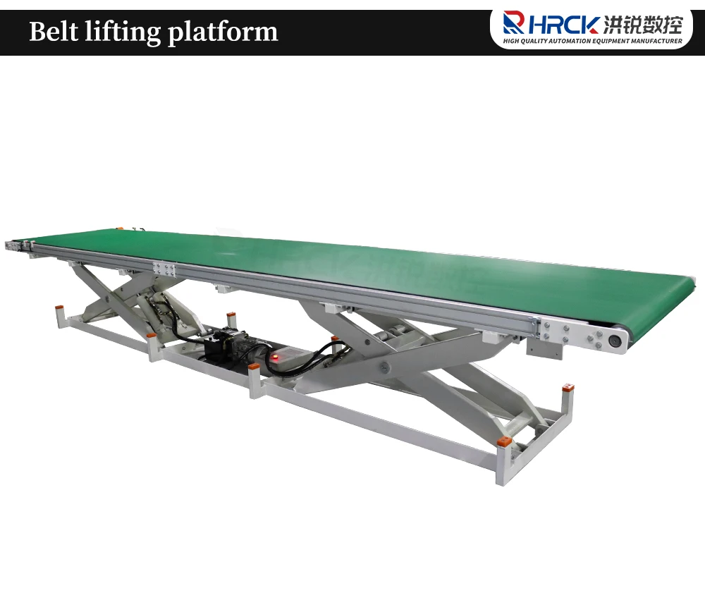 Lifting table belt type hydraulic mobile platform scissor type lifting table supplier
