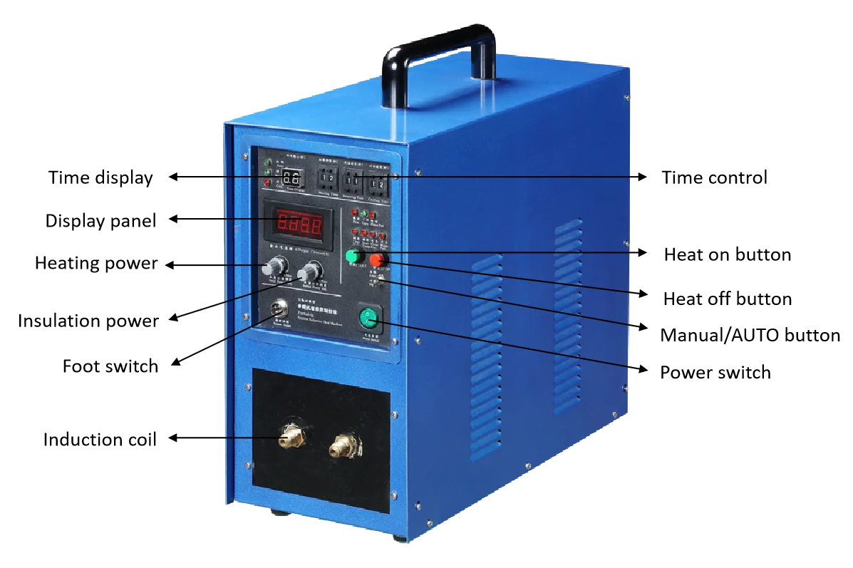 HF High Frequency Induction Welding Machine for Copper, Brass, and Steel