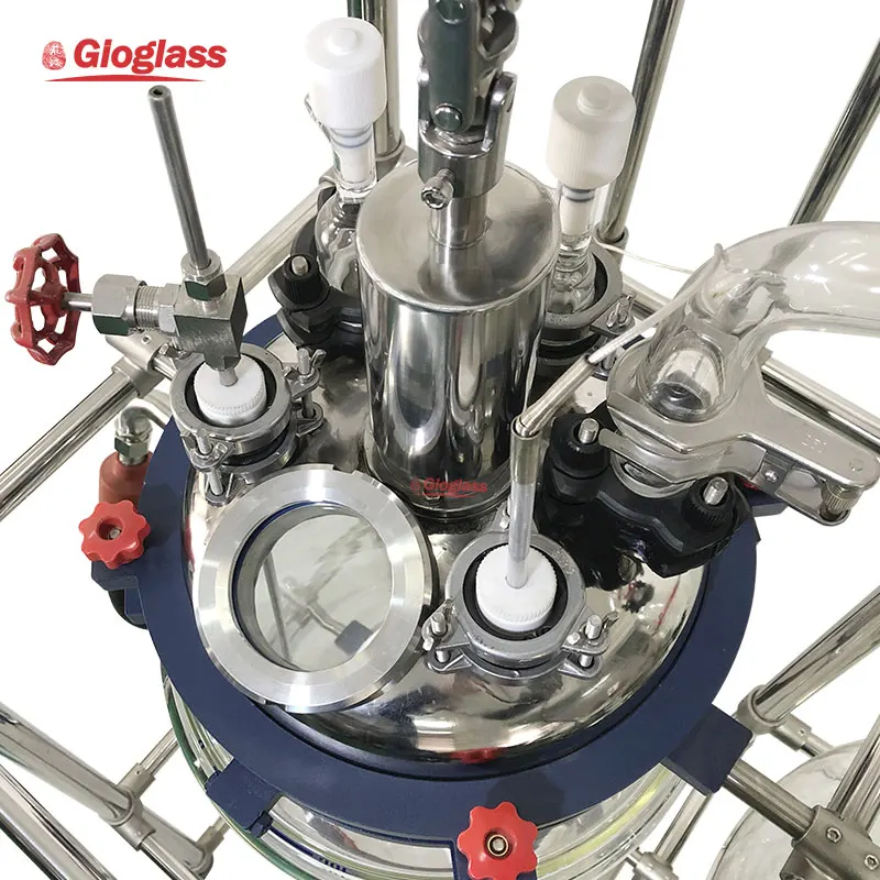 Hot Sale10L Lab Jacketed Glass Reactor With Best Price