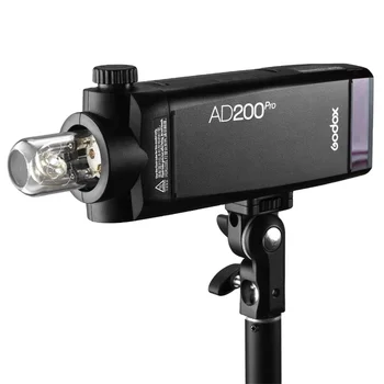 Hot Godox AD200Pro Outdoor Flash Light TTL 2.4G 1/8000 HSS 0.01-1.8s Recycling 200Ws Pocket Flash AD200 Pro with 2900mAh Battery detail image