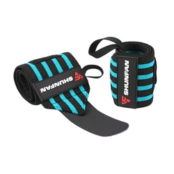 Adjustable powerlifting wrist wraps support weight lifting elastic for tennis sports fitness wrist brace