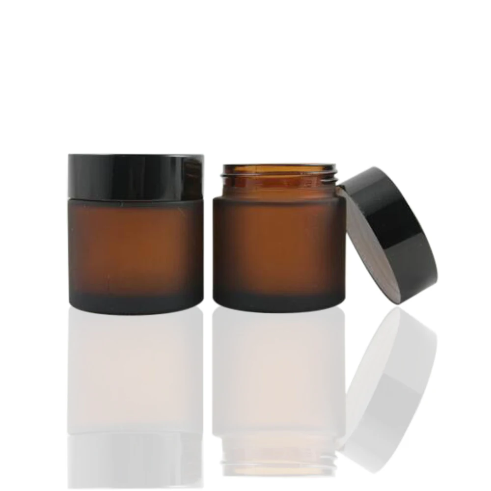 Download 50g Empty Amber Frosted Glass Cream Jar With Black Aluminum Lid Wholesale Brown 50g Cosmetic Glass Jar For Mask Or Eye Cream Buy High Quality Glass Cream Jars China Cream Jar Suppliers Cheap Wholesale