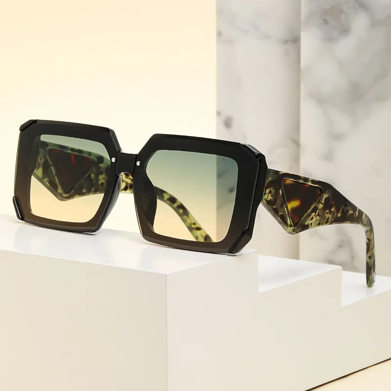 2023 New Thick Frame Sunglasses, Fashion Square Frame Sunglasses