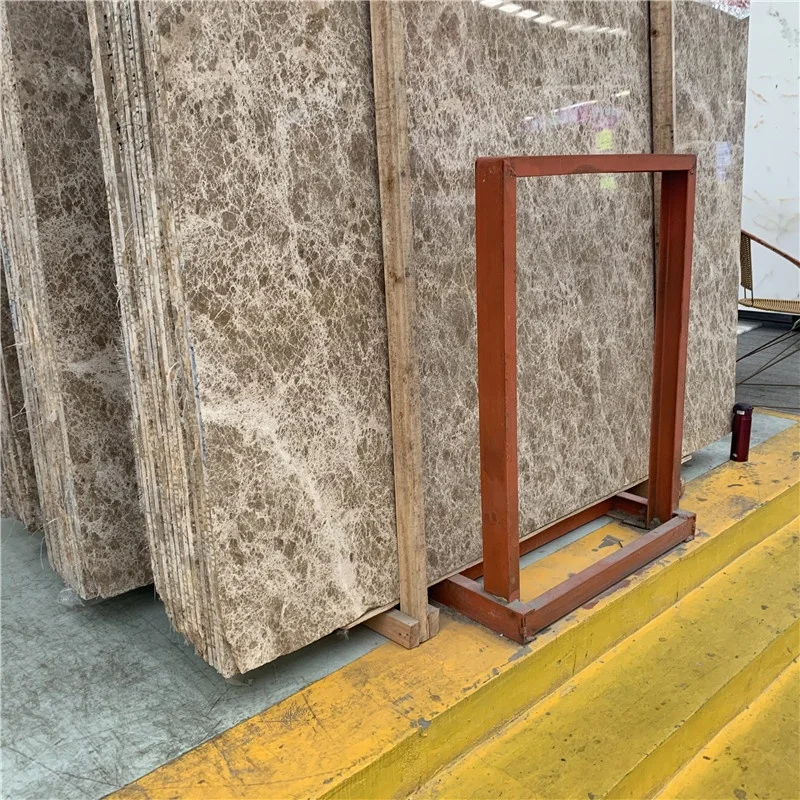 product best quality cheap crystal light emperador slab marble for bathroom wall and flooring-3