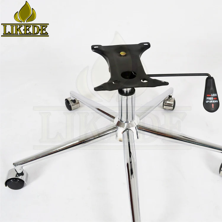 Metal Five-Legged Office Computer Chair Base Chrome Iron Steel Stylish Metal Furniture Legs