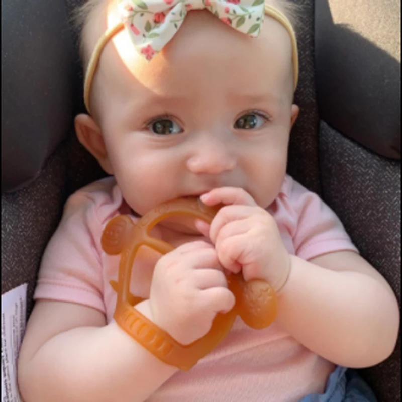 
Легкая RTS оптовая продажа детский Прорезыватель для зубов подарочный набор bpa бесплатно ребенка при прорезывании зубов жевательные игрушки пищевой браслет, для новорожденного ребенка, Силиконовые Прорезыватели для зубов 
