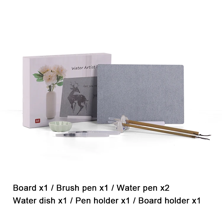 Chinese Style Water Writing Drawing Board Kids Educational Relaxing Magic Pad Made of Plastic
