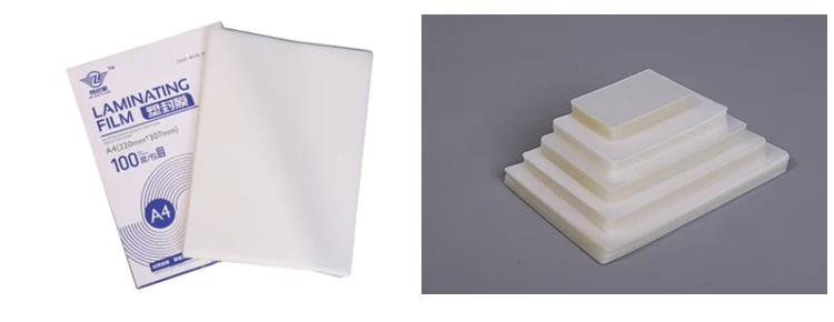 wholesale laminating pouch film a4(216mm*303mm) 100mic for