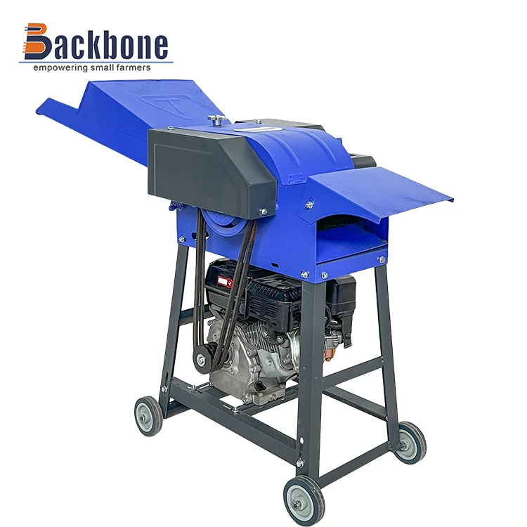 Wholesale Engine Hand Operated Chaff Cutter Pulverizer Machine for Napier Grass and Corn Straw Shredder Sale in South Africa