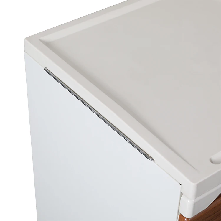 YXG-08-2 Hospital Room Furniture Abs Plastic Movable Hospital Medical Bedside Cabinet With Casters