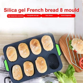 Silicone Baguette Pan, Heat Resistant French Bread Pan, Bpa-free