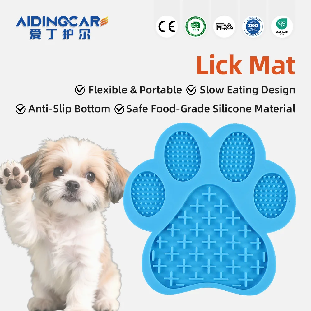 Wholesale Silicone Eco-Friendly Pet Licking Mats with Suction Cups for - product detail 1