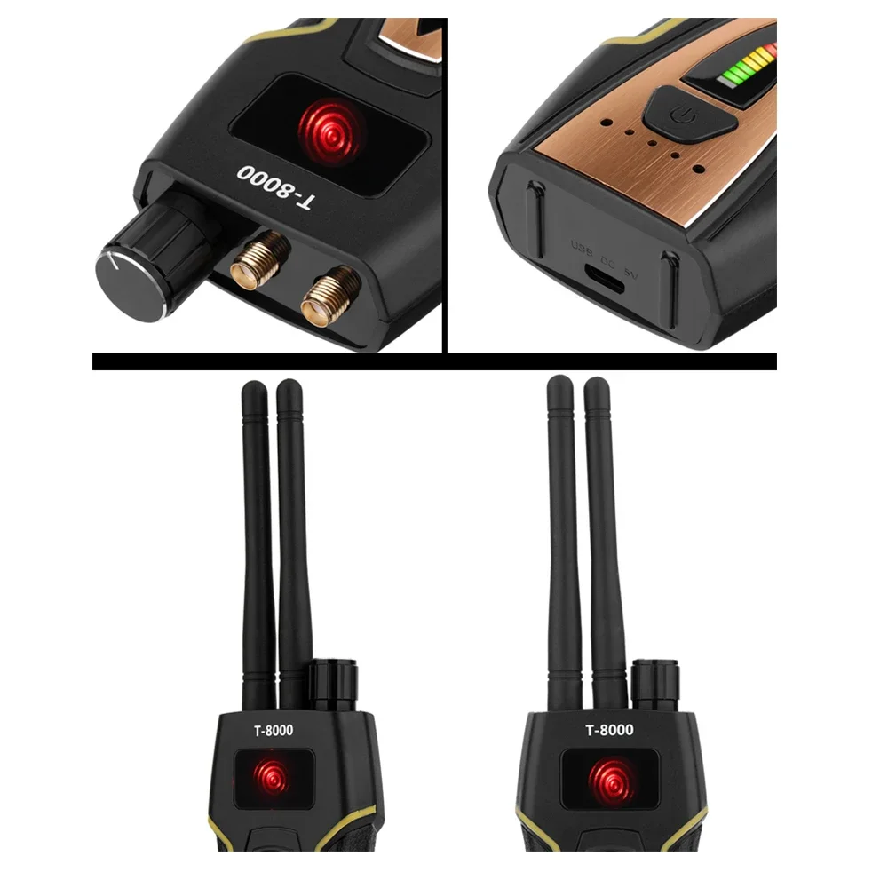 T8000 GPS Tracker Detector for Anti GPS Tracking Security Accessories Gps Signal Detector Magnet Finder
