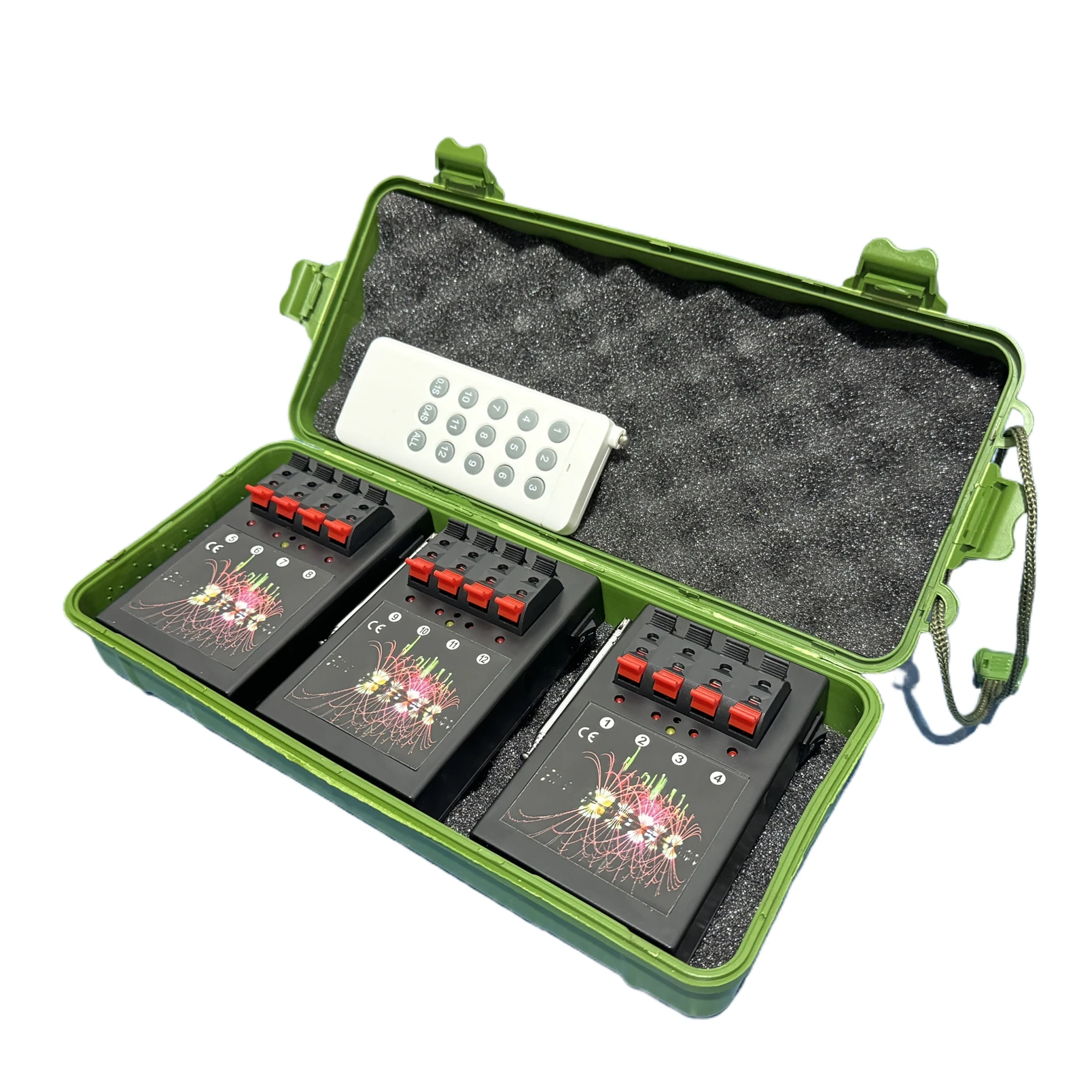 Wireless Remote Control Cold Flame Fireworks Firing System Firing Device for Christmas Fireworks Show