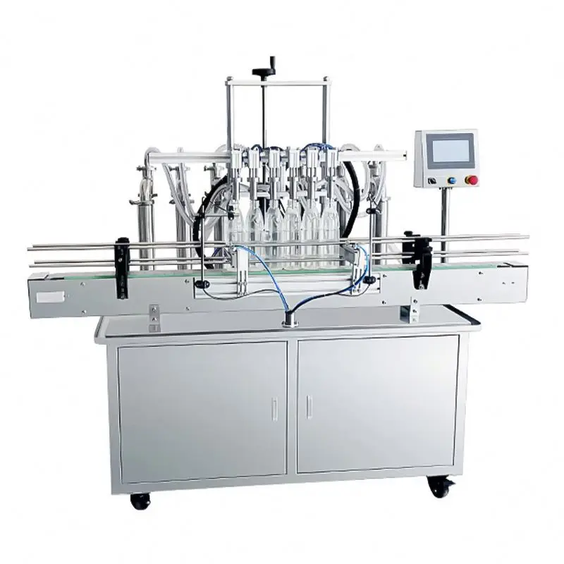 TEBAK Fully Automatic Pneumatic Liquid Filling Machine | Servo Quantitative Filling Production Line for Edible Oil & Honey
