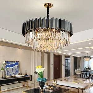 Bedroom Hanging Hotel Creative Decorative Led Black Chandeliers Home Lighting Led Chandeliers