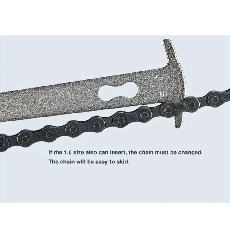 Bicycle Accessories Mountain Road Bike Chains Gauge Measurement Ruler  Bicycle Chain Wear Checker Indicator Repair Tool