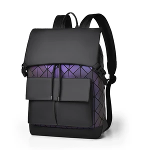 Stylish Unisex Slim Backpack Large Capacity Travel Bag Anti-theft Waterproof Oxford College Outdoor Business Laptop Bag