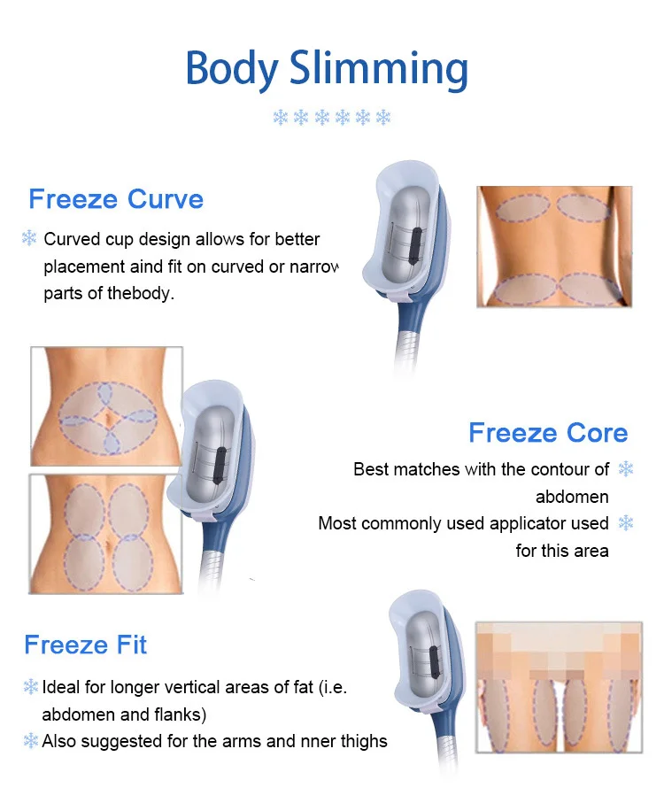 Frozen Fat Reduction Machine Cryo Therapy Beauty Equipment Slim Body Frozen Fat Reduction Equipment