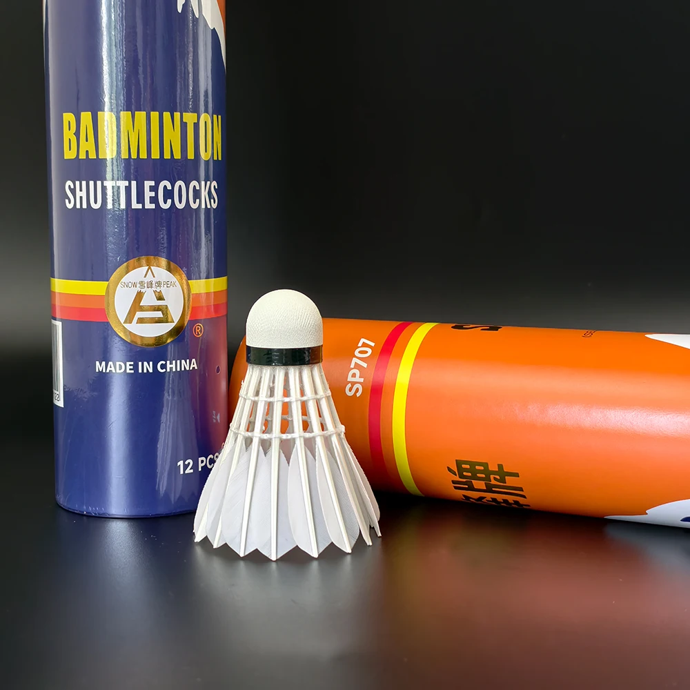 スノーピークSP707 2ダース 3番（77）バドミントン シャトル 試合球 Snowpeak SP707 Badminton Shuttlecocks - Durable & Professional