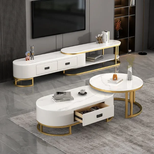 Modern Tv Stand And Coffee Table Set China Manufacturer Wooden Living