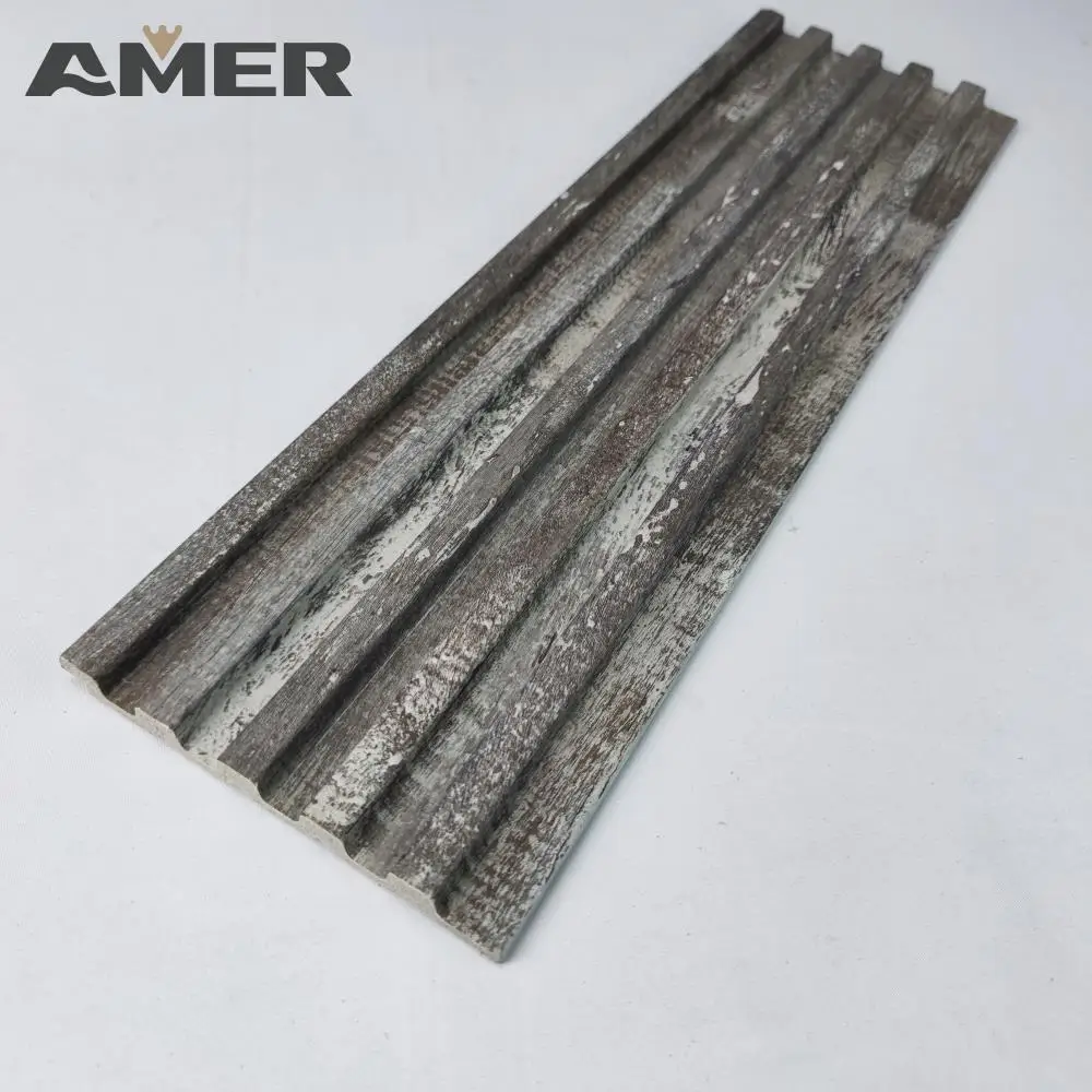 Rongke Factory Price OEM Designer Prefab Louvers Cheap 4x8 Waterproof Foam Greenway Vinyl Wall Paneling Panels